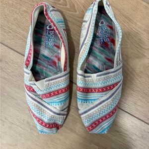 Skechers BOBS Women's Red and Blue shoes